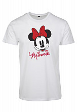 Mickey Mouse koszulka, Minnie Mouse Girly White, damskie