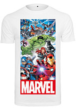 Marvel Comics koszulka, Avengers Allstars Team White, męskie