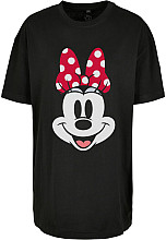 Mickey Mouse koszulka, Minnie Smiles Ladies Black, damskie