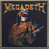 Megadeth tkaná nažehlovačka PES 100 x 100 mm, Trooper