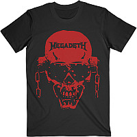 Megadeth koszulka, Vic Hi Contrast Red Black, męskie