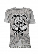 Metallica koszulka, Pushead Poster All Over, męskie
