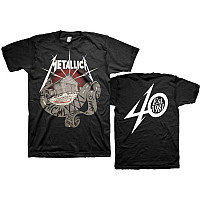 Metallica koszulka, 40th Anniversary Garage BP Black, męskie