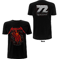 Metallica koszulka, Skull Screaming Red 72 Seasons BP Black, męskie