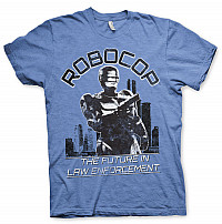 Robocop koszulka, The Future In Law Enforcement Blue, męskie