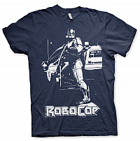 Robocop koszulka, Robocop Poster Navy, męskie