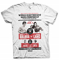 Rocky koszulka, World Heavyweight Post White, męskie