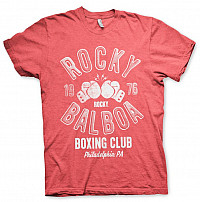 Rocky koszulka, Boxing Club Red, męskie