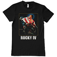 Rocky koszulka, Rocky IV Washed Cover Black, męskie