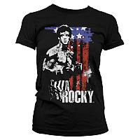 Rocky koszulka, American Flag Girly, damskie