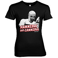 Silence Of The Lambs koszulka, Hannibal The Cannibal Girly Black, damskie