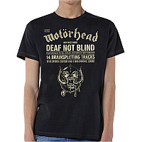 Motorhead koszulka, Deaf Not Blind Black, męskie