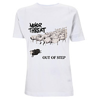 Minor Threat koszulka, Out Of Step White, męskie