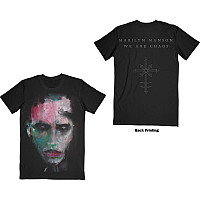 Marilyn Manson koszulka, We Are Chaos BP Black, męskie