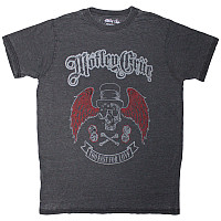 Motley Crue koszulka, Skull Wings Wash Black, męskie
