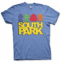 South Park koszulka, Sketched Blue Heather, męskie