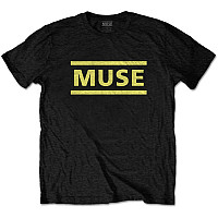Muse koszulka, Yellow Logo Black, męskie