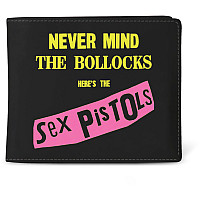 Sex Pistols portfel PU 11 x 10 x 1 cm, Never Mind The Bollocszt Black