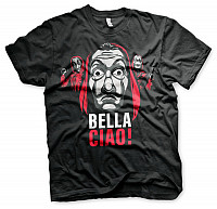 La Casa De Papel koszulka, Bella Ciao! Black, męskie