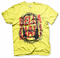La Casa De Papel koszulka, Masked Bella Ciao Yellow, męskie