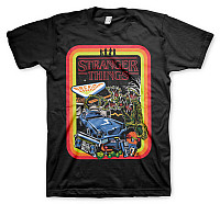 Stranger Things koszulka, Retro Poster Black, męskie