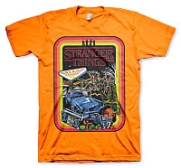 Stranger Things koszulka, Retro Poster Orange, męskie