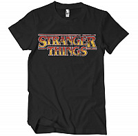 Stranger Things koszulka, Fire Logo Black, męskie
