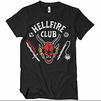 Stranger Things koszulka, Hellfire Club Black, męskie