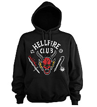 Stranger Things bluza z kapturem, Hellfire Club Black, męska
