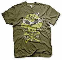 Želvy Ninja koszulka, Rebel Turtle Power, męskie