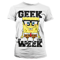 SpongeBob Squarepants koszulka, Geek Of The Week Girly White, damskie