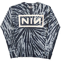 Nine Inch Nails koszulka długi rękaw, Logo Wash Blue, męskie