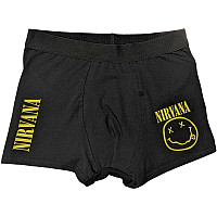 Nirvana boxerky CO+EA, Yellow Smile Black, męskie