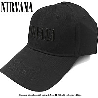 Nirvana czapka z daszkiem, Text Logo Black