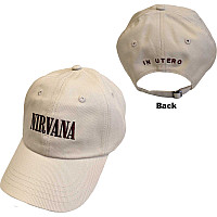 Nirvana czapka z daszkiem, Text Logo in Utero Sand