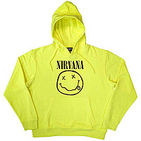 Nirvana bluza, Inverse Happy Face Neon Yellow, męska