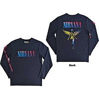 Nirvana koszulka długi rękaw, Angelic Gradient BP Navy Blue, męskie