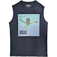 Nirvana podkoszulek, Nevermind Album Navy Blue, męskie