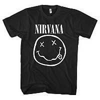 Nirvana koszulka, White Smiley, męskie