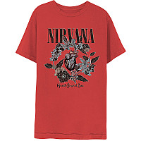 Nirvana koszulka, Heart-Shaped Box Red, męskie