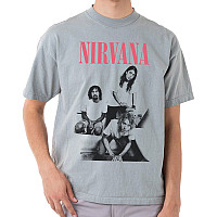 Nirvana koszulka, Bathroom Photo Grey, męskie
