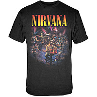 Nirvana koszulka, Unplugged Photo Black, męskie