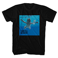Nirvana koszulka, Nevermind Album Black, męskie