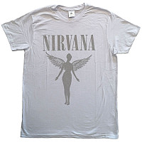 Nirvana koszulka, In Utero Tour BP White, męskie