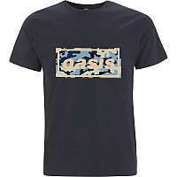 Oasis koszulka, Camo Logo Navy Blue, męskie