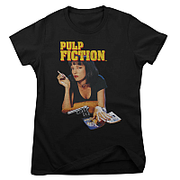 Pulp Fiction koszulka, Baby Girly Black, damskie