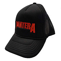 Pantera czapka z daszkiem, Logo Mesh Black, unisex