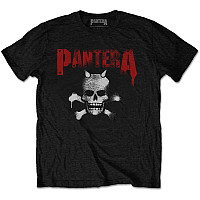 Pantera koszulka, Horned Skull Stencil, męskie