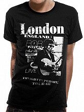 Bob Dylan koszulka, Live In London, męskie