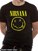 Nirvana koszulka, Smiley Logo FPO, męskie